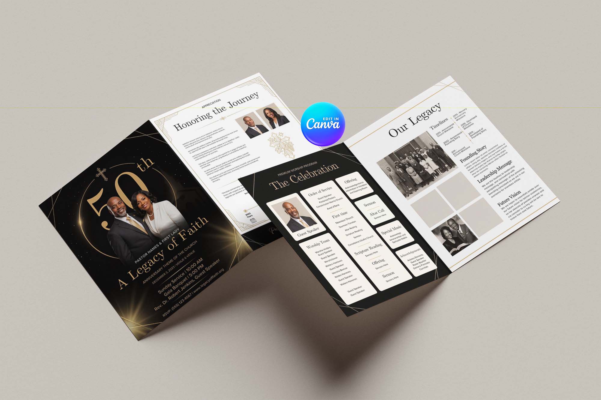 Chruch Anniversary template 